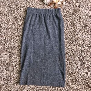 H&M gray pencil skirt